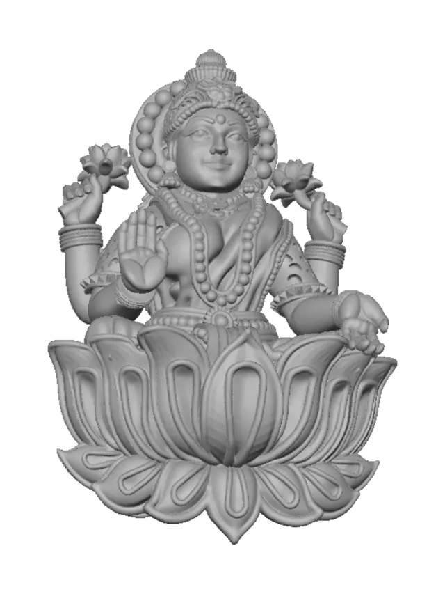 3D model for Lotus Blessing Lakshmi