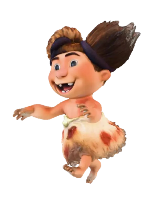 Sandy (The Croods) 3D model, vytvořený pomocí AI