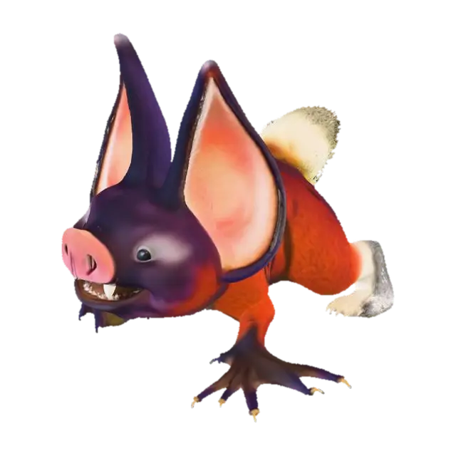 Jackrobat (The Croods) 3D model, vytvořený pomocí AI