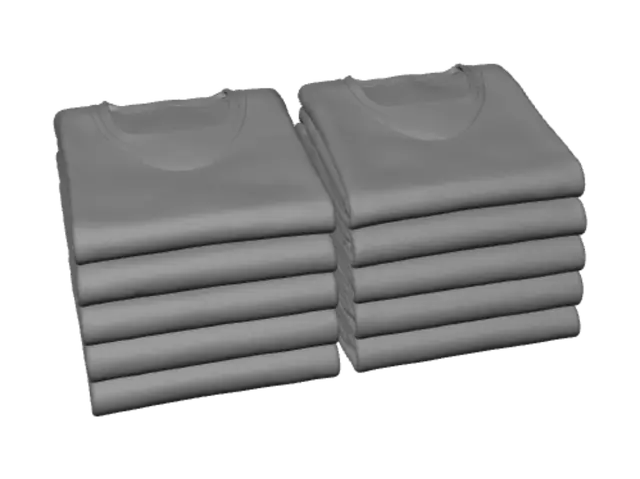 3D model for Nautica T‑Shirt Stacks