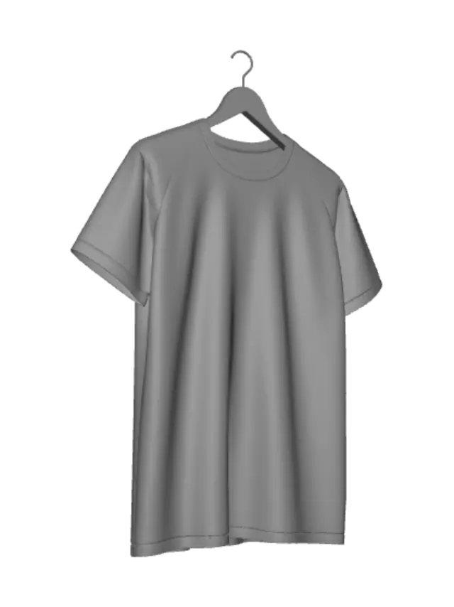 3D model for Nautica Navy Logo T-Shirt