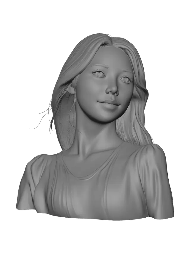 3D model for Serene Portrait of Grace