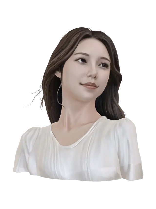 3D model for Serene Portrait of Grace