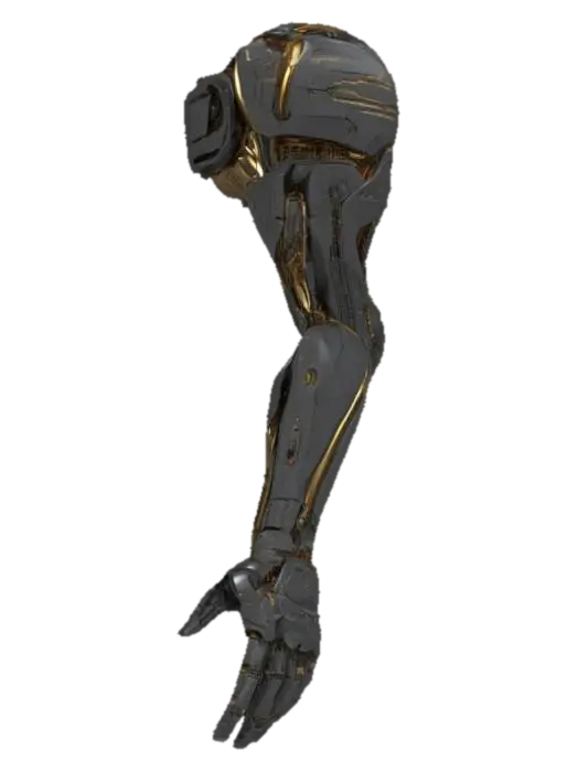 Cybernetic Arm 3D model, vytvořený pomocí AI
