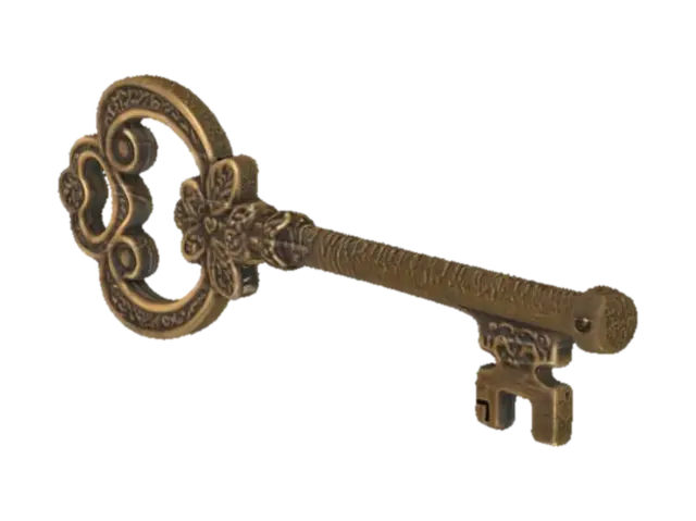 Key - Loot 3D model, vytvořený pomocí AI