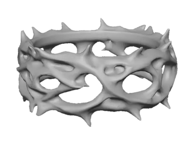 3D model for Thorned Circle, #Halloween2025#
