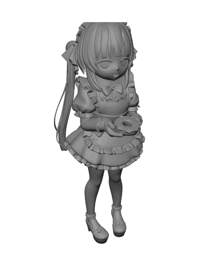 3D model for Donut Maid in the Park