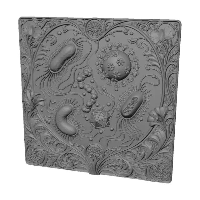 3D model for Garden of Microbes
