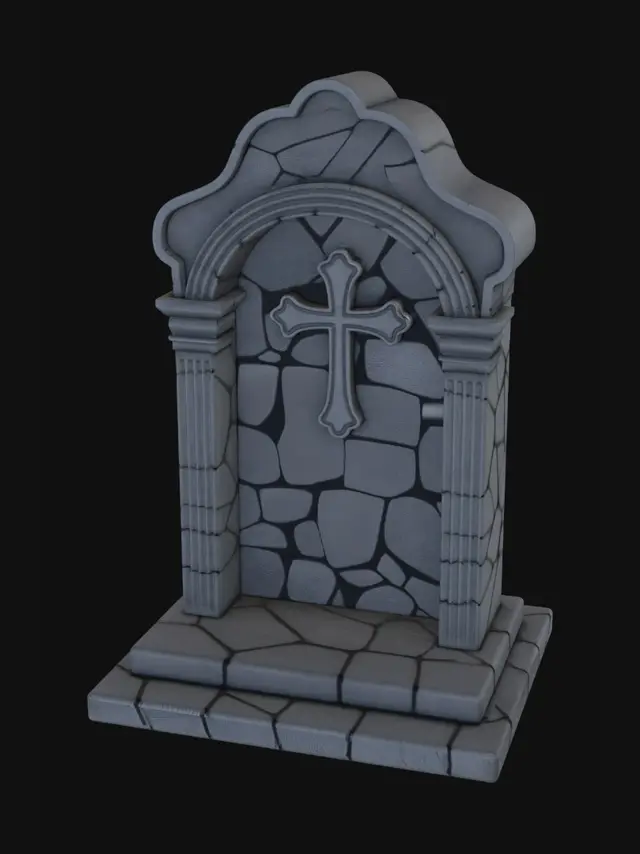 3D model for Cruciform Stone Monument