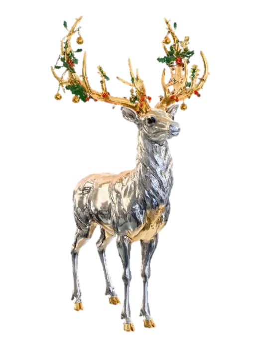 #Christmas2025#, Fantasy Yuletide Stag 3D model, vytvořený pomocí AI