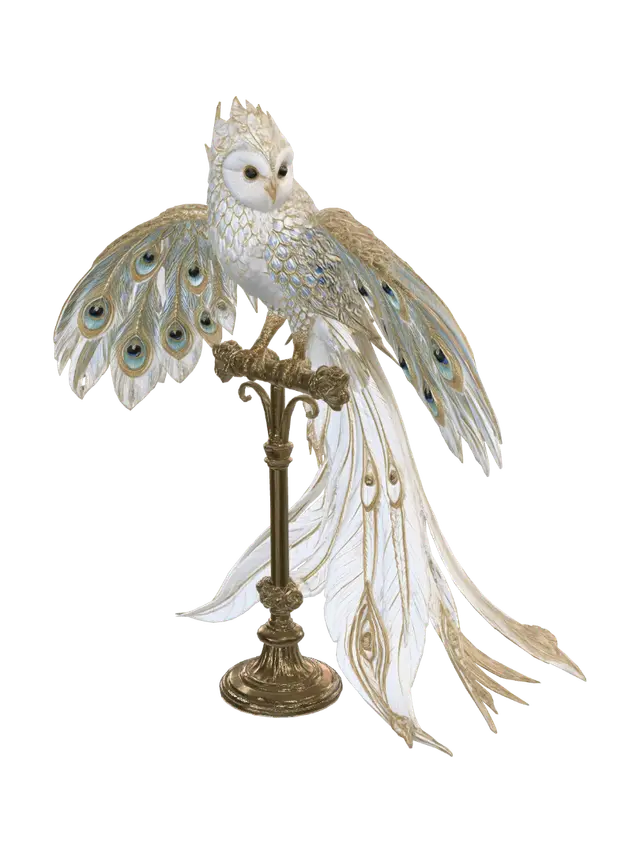Create a photorealistic, lifelike, 3D image of a fantasy creature covered in… - Perch 3D model, vytvořený pomocí AI