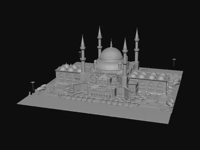 3D model for Pink Dome Mosque