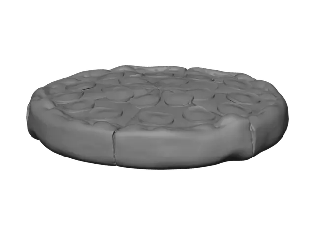 3D model for Pepperoni Pizza