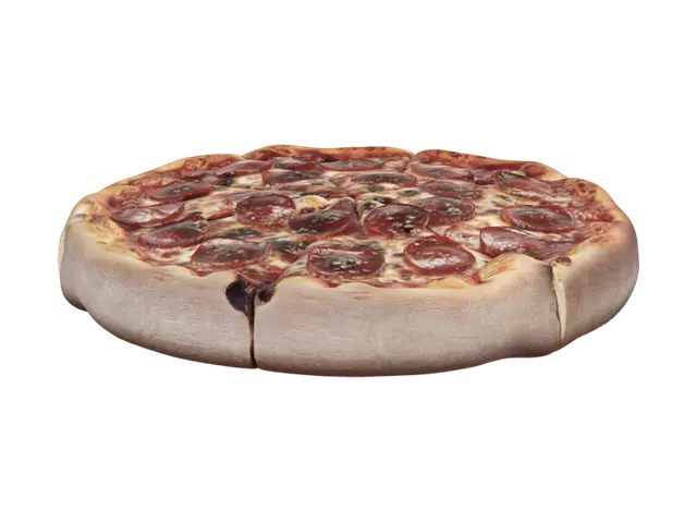 3D model for Pepperoni Pizza