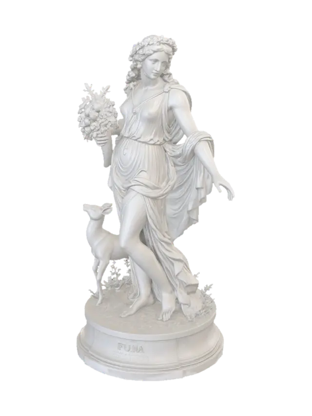 Fauna: Nymph of the Forests and Wildlife - Sprites 3D model, vytvořený pomocí AI