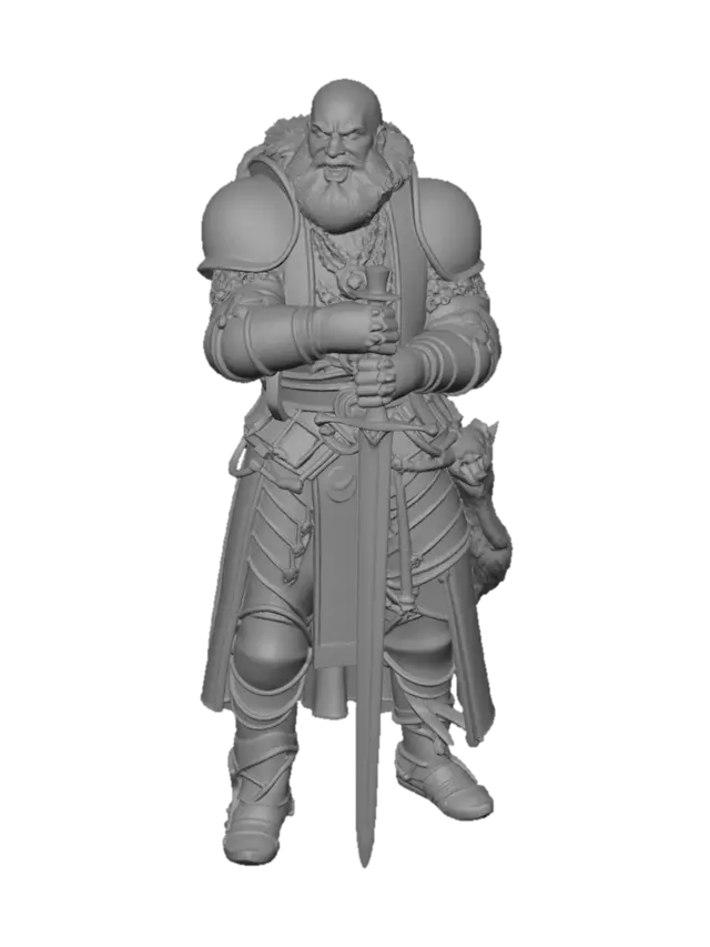 3D model for Patchwork Paladin
