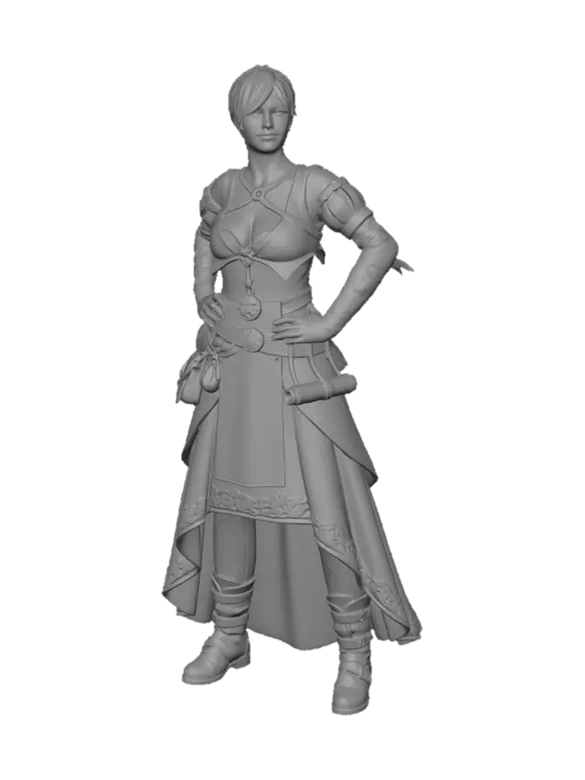3D model for Runebound Huntress
