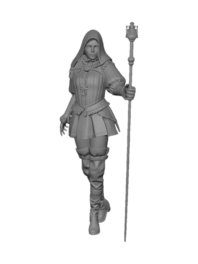 3D model for Shadowbound Sorceress