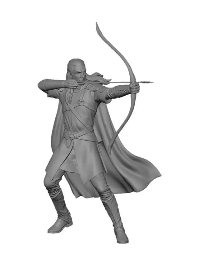 3D model for Elven Archer