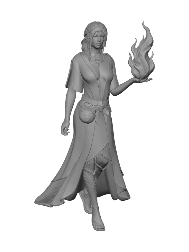 3D model for Emberbound Sorceress