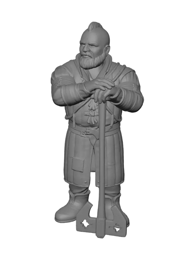 3D model for The Axewielder