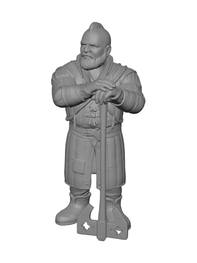 3D model for The Axewielder