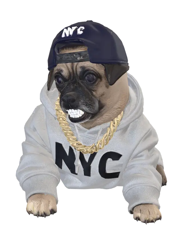 3D-модель harry the gangsta dawg - Windowsill, згенерована ШІ