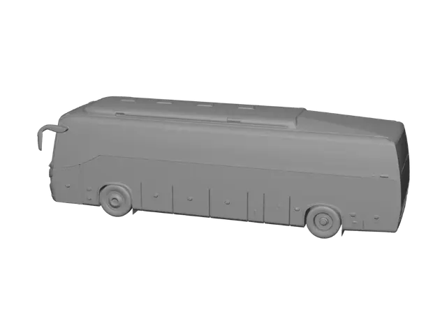 3D model for White Coach Bus