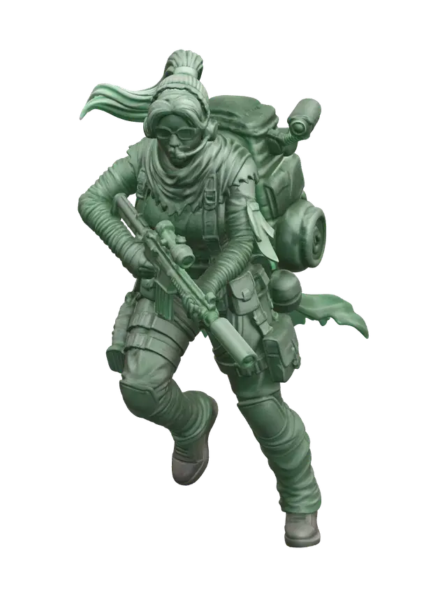 Realistic Recon Expert - Operator 3D-model, gegenereerd door AI