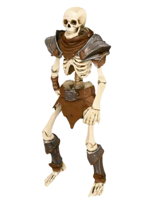 3D model for Skeleton Warrior