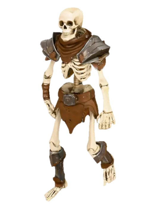 3D model for Skeleton Warrior