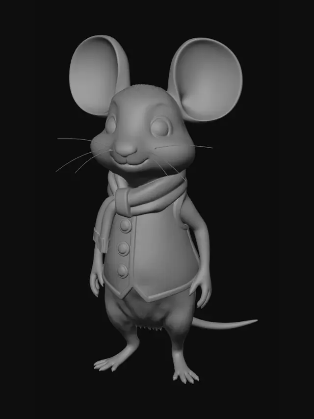 3D model for raton de cuento