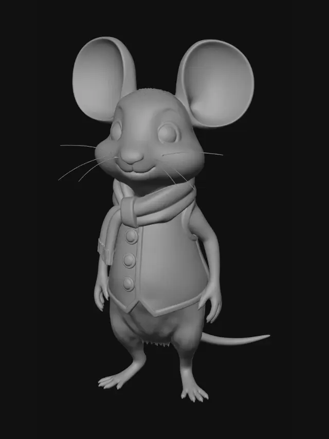 3D model for raton de cuento
