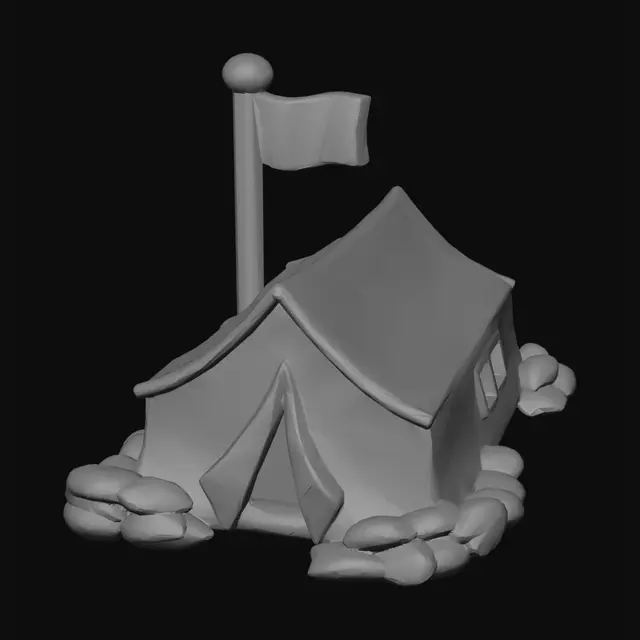 3D model for Flagpole Campout