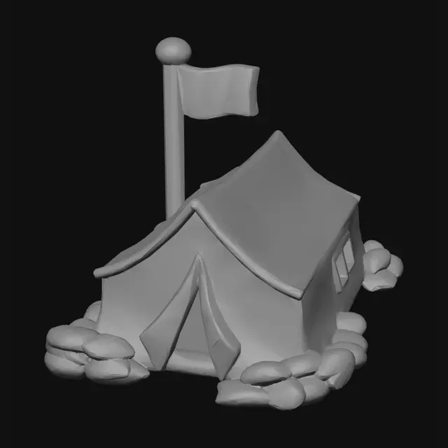 3D model for Flagpole Campout