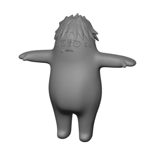 3D model for Pastel T-Pose Creature