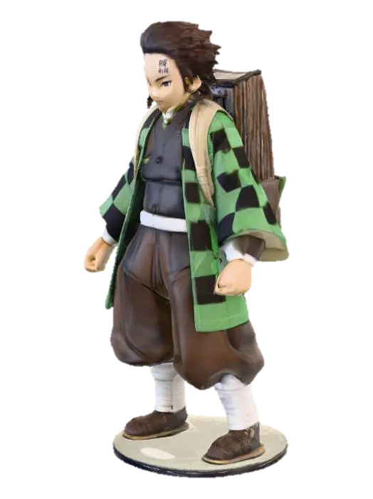 Demon Slayer Figure - Damon 3D model, vytvořený pomocí AI