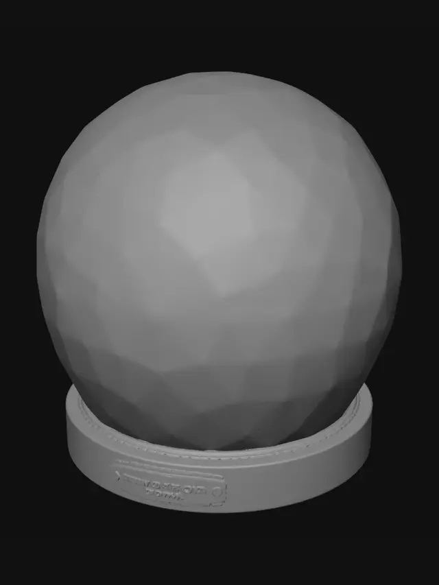 3D model for create a diorama of a bunny sleeping on the moon