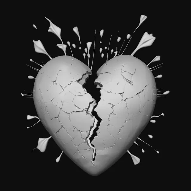 3D model for Cracked Heart