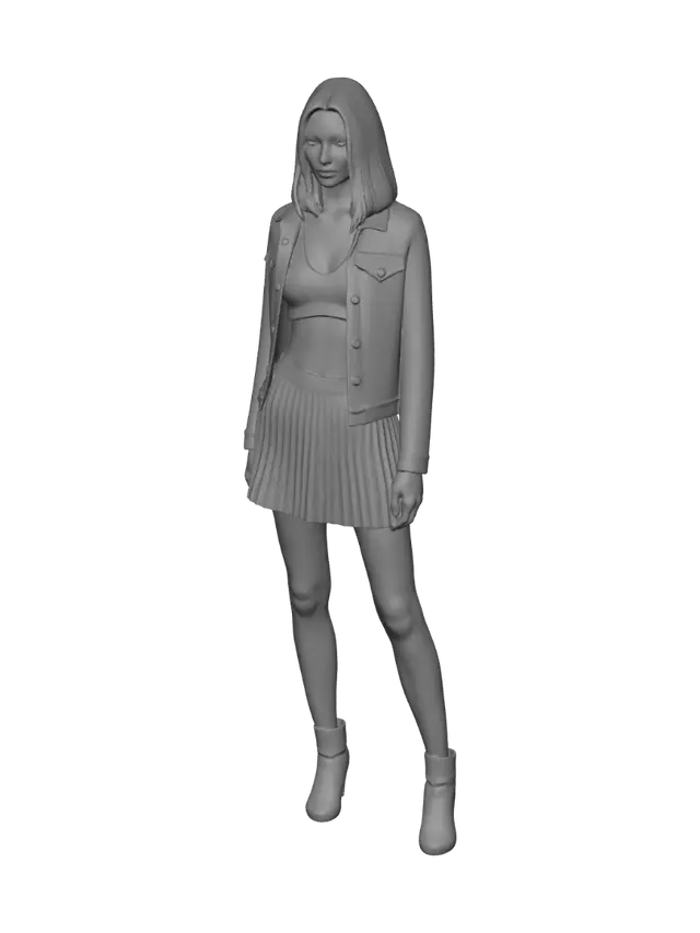3D model for Midnight Denim Confidence
