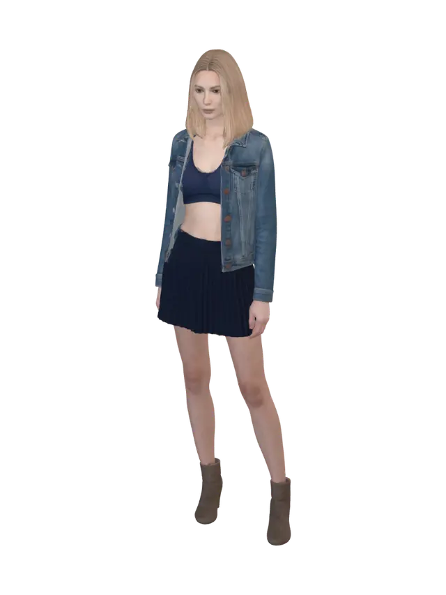 3D model for Midnight Denim Confidence