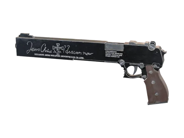 pistol hellsing का AI द्वारा बनाया गया 3D मॉडल