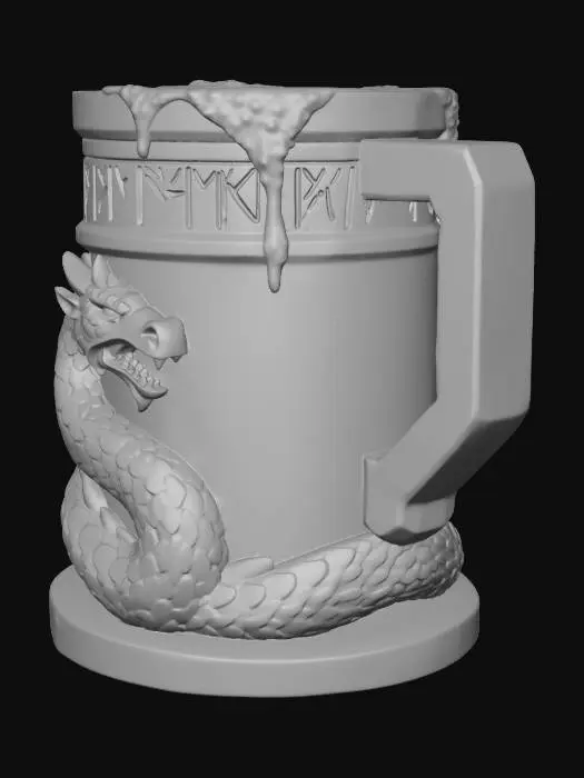 3D model for Dragon's Ale Stein