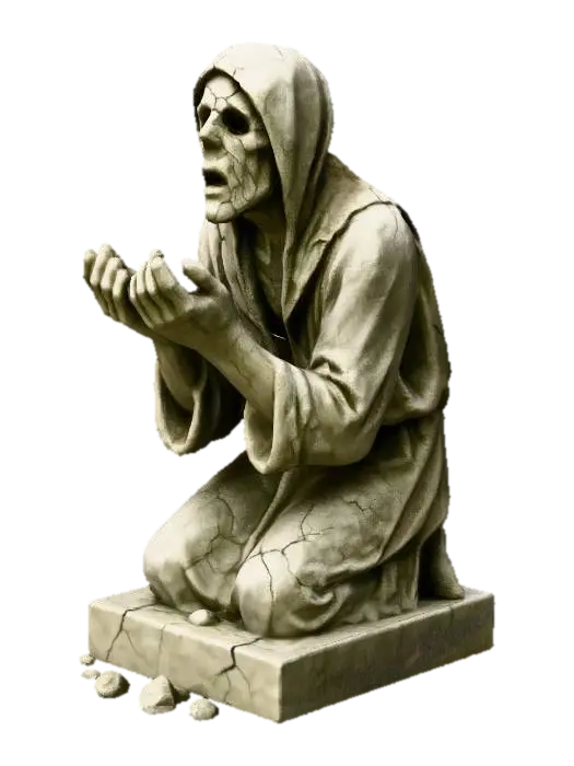 Desolation's Plea - Drama 3D model, vytvořený pomocí AI