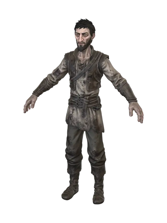 3D model for The Dungeon Wretch