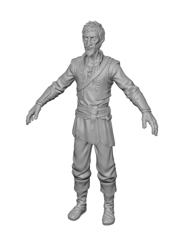 3D model for The Dungeon Wretch