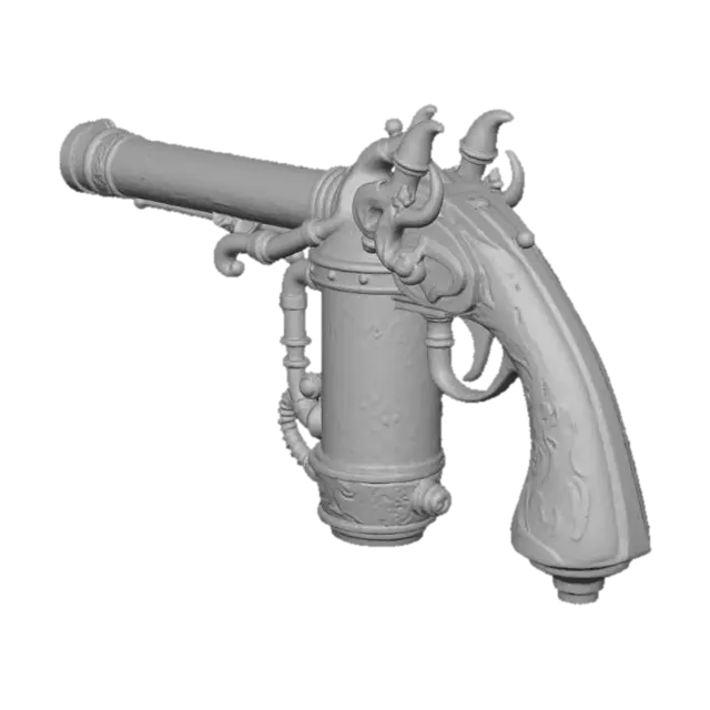 3D model for Steam Imp Powered Flintlock #thanksgiving#