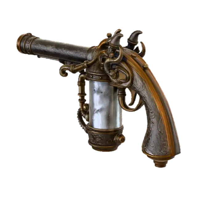 3D model for Steam Imp Powered Flintlock #thanksgiving#