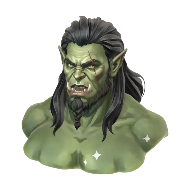 Ironjaw Warlord - Armorless AI 생성 3D 모델