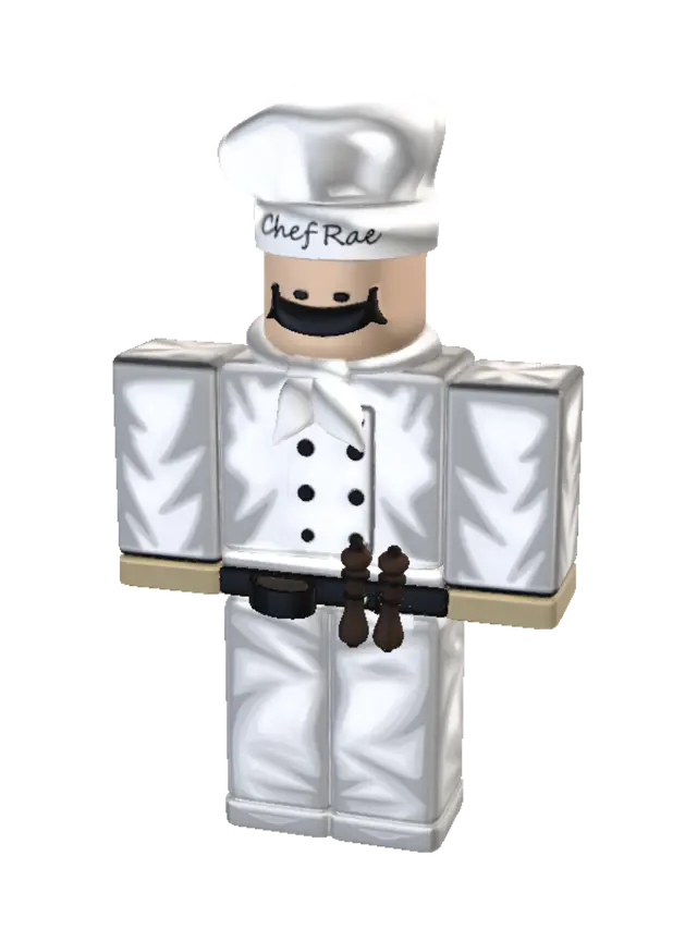 Chef Rae - Cook 3D model, vytvořený pomocí AI